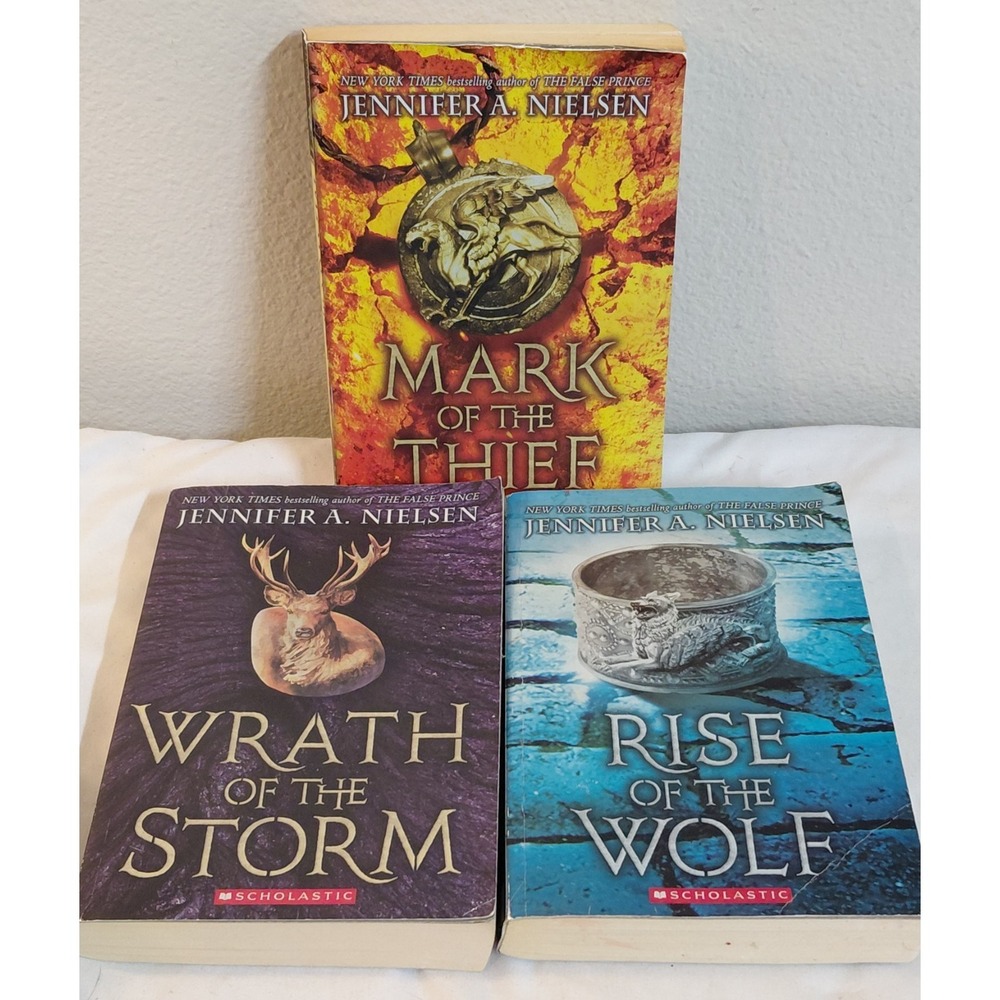 Jennifer A. Nielsen Mark of the Thief Trilogy Books 1-3 Paperback Scholastic Set